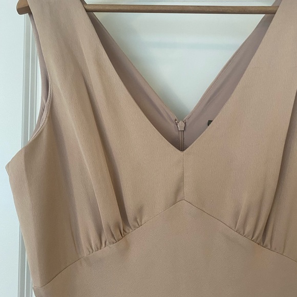 Taylor Champagne Silk Dress - Picture 3 of 4